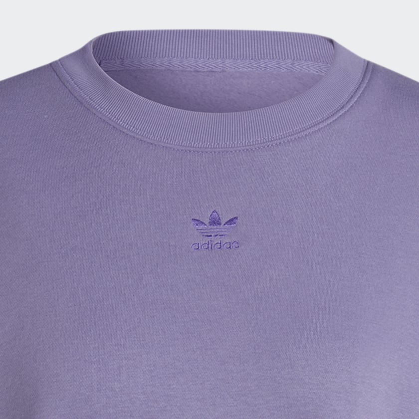 Women's Purple adicolor Essentials Crew Sweatshirt | adidas Canada