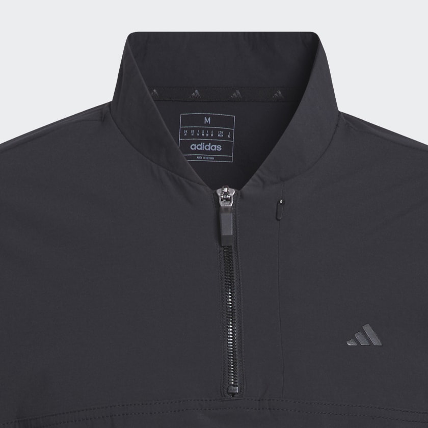adidas Ultimate365 Tour Stretch Golf Pullover - Black | Free