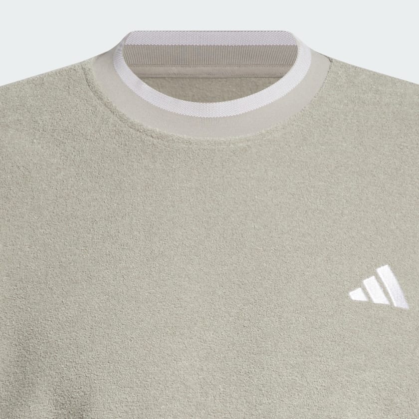 Beige Sudadera Ultimate365 Tour de cuello redondo