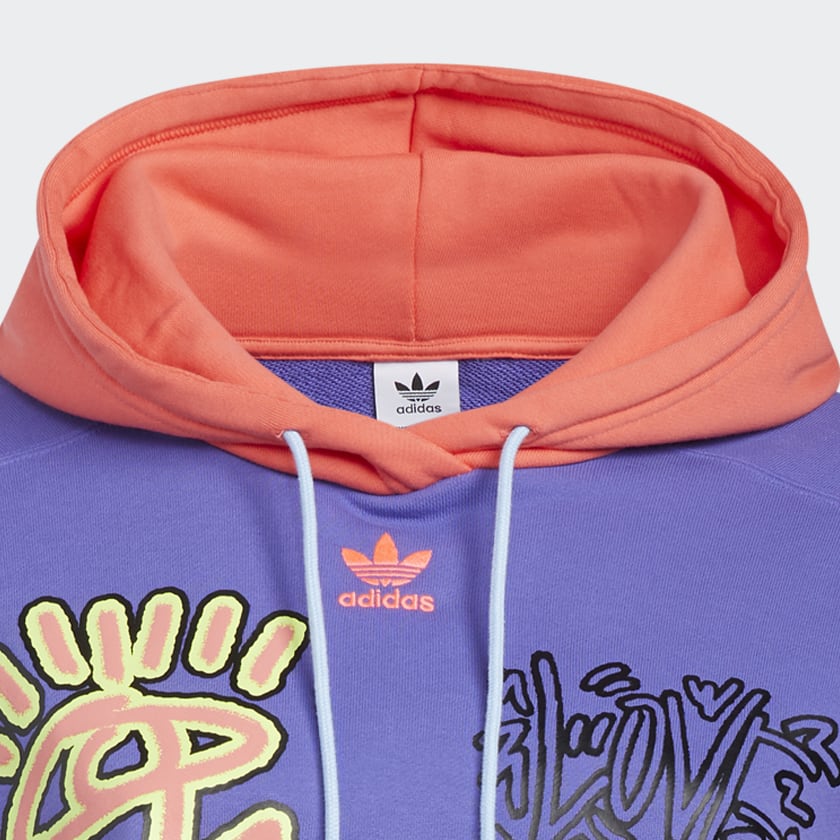 Violeta Sudadera Corta con Gorro Love Unites