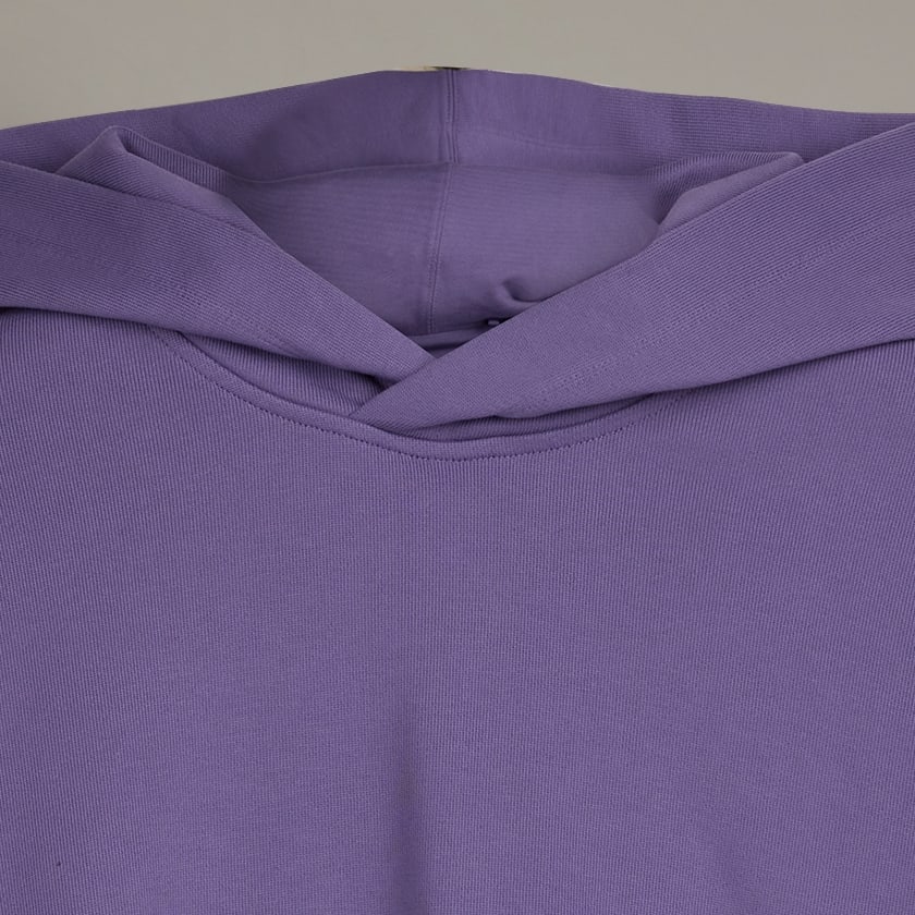 Roxo Moletom Capuz Algodão Orgânico Terry Y-3 