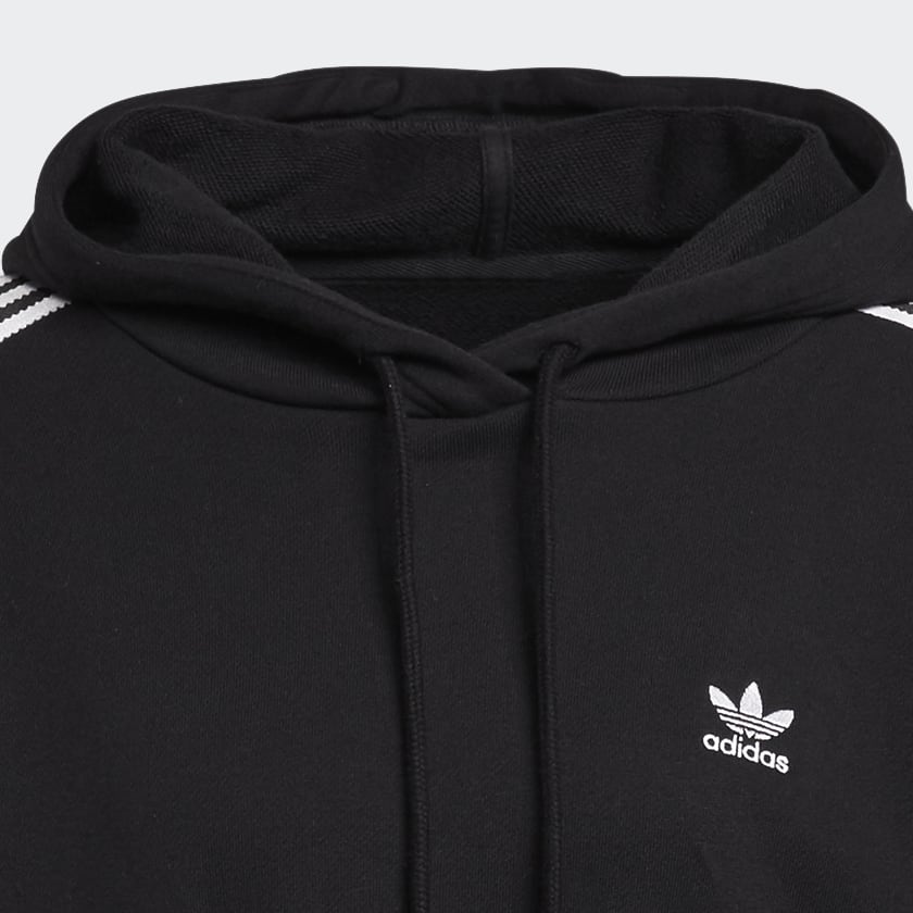 adidas Adicolor Classics Satin Tape Cropped Hoodie Black adidas Philippines