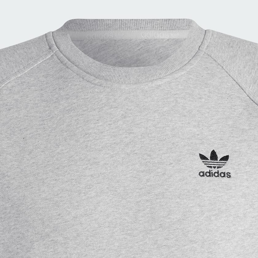 Gris Sweat-shirt ras-du-cou Trèfle Essentials