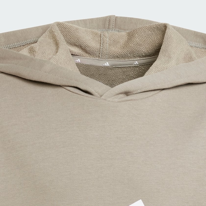 Bege Moletom Capuz Essentials Infantil