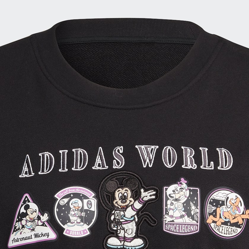 adidas Loose Disney Sweater Black adidas Thailand