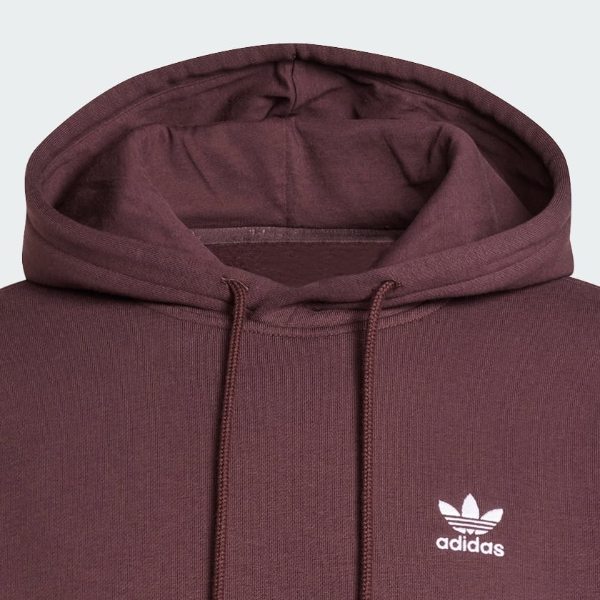 Marron Sweat-shirt à capuche Trèfle Essentials