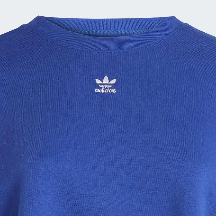 adidas Adicolor Essentials Crew Sweatshirt US | Lifestyle Size) (Plus Women\'s | adidas Blue 