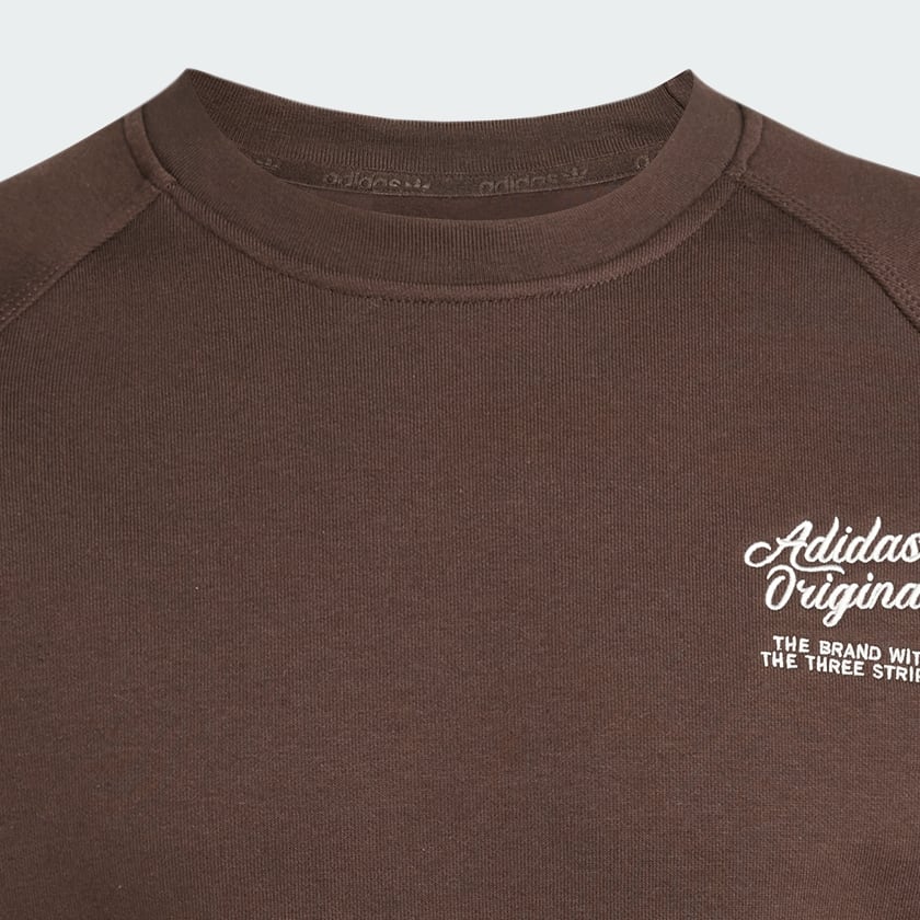 Castanho Sweatshirt em Fleece