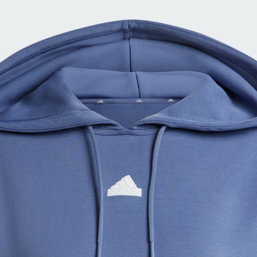 Blue Future Icons 3-Stripes Hoodie