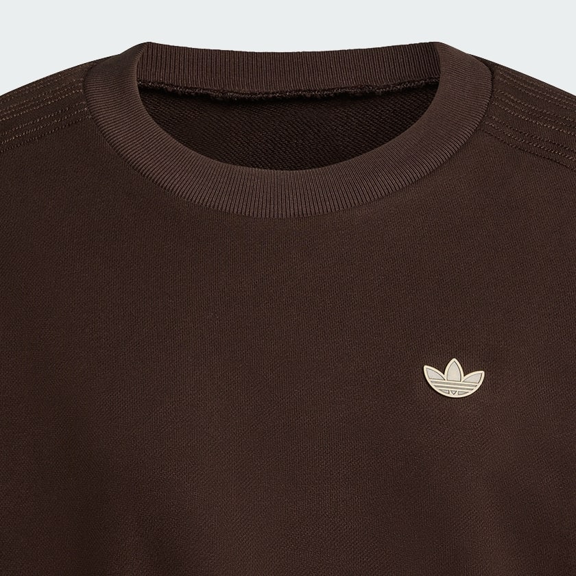 Brown 오버사이즈 크루넥 스웨트셔츠