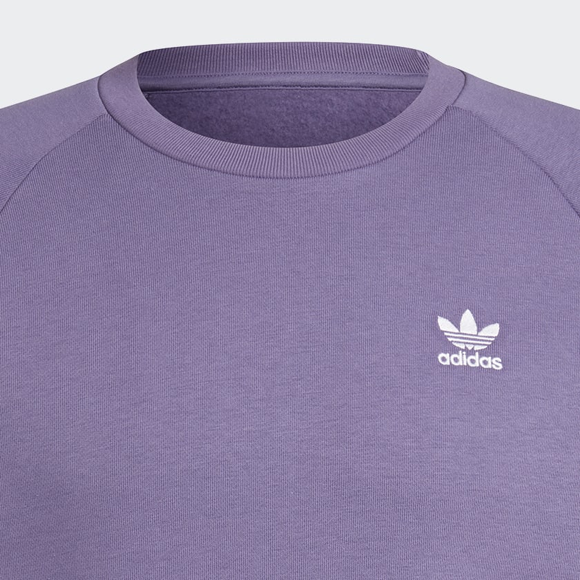 Violeta Sudadera cuello redondo Trefoil Essentials
