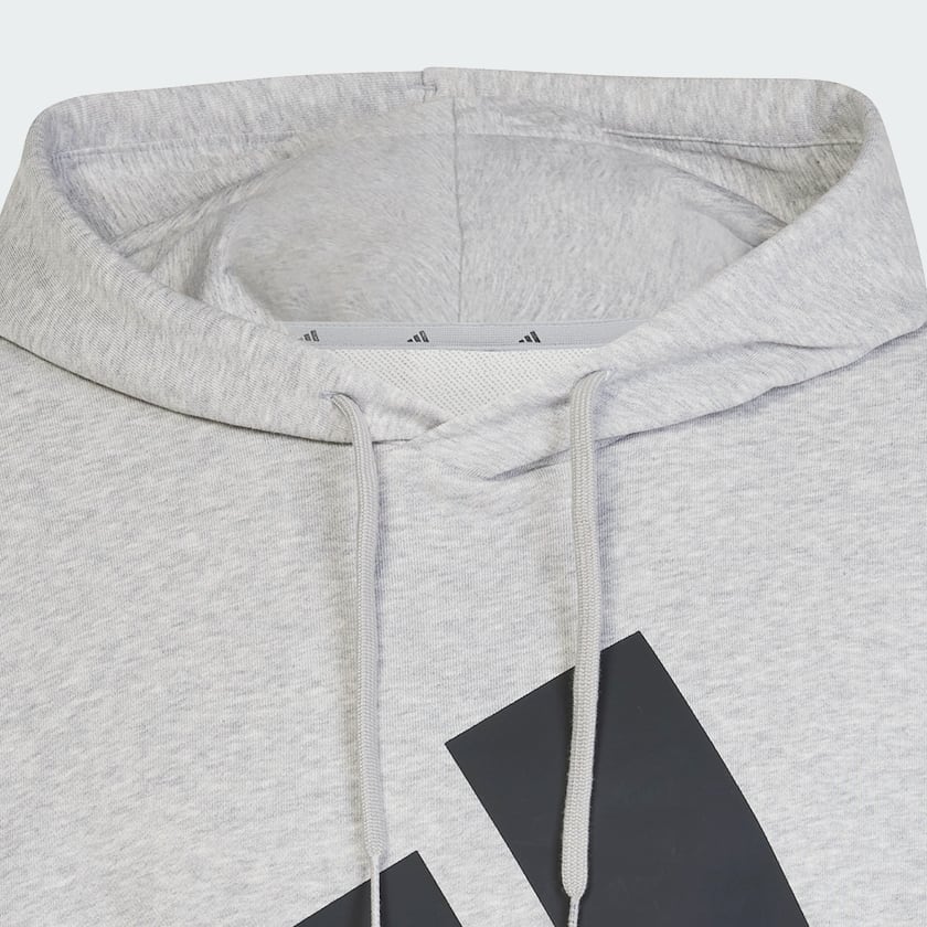 Grigio Felpa con cappuccio Essentials Big Logo French Terry