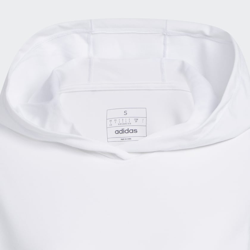 White Performance Golf Hoodie