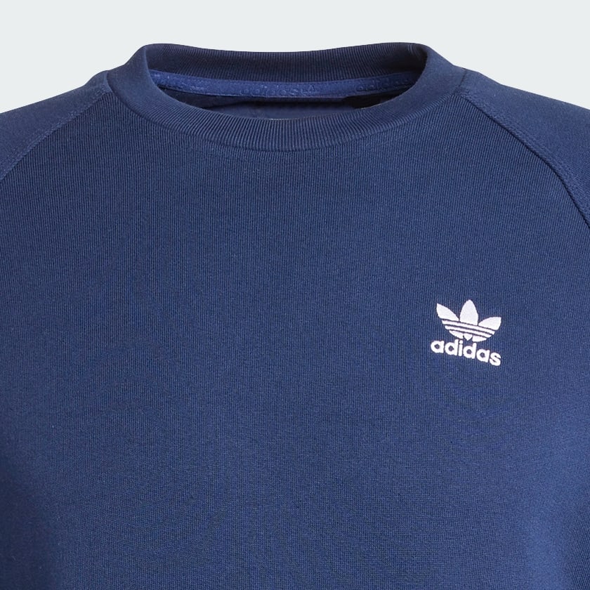 Blue adidas crew neck top