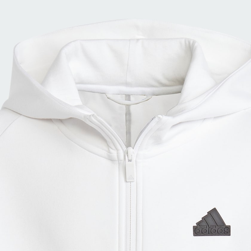 Blanco Polera adidas Z.N.E. Cierre Frontal para Niños