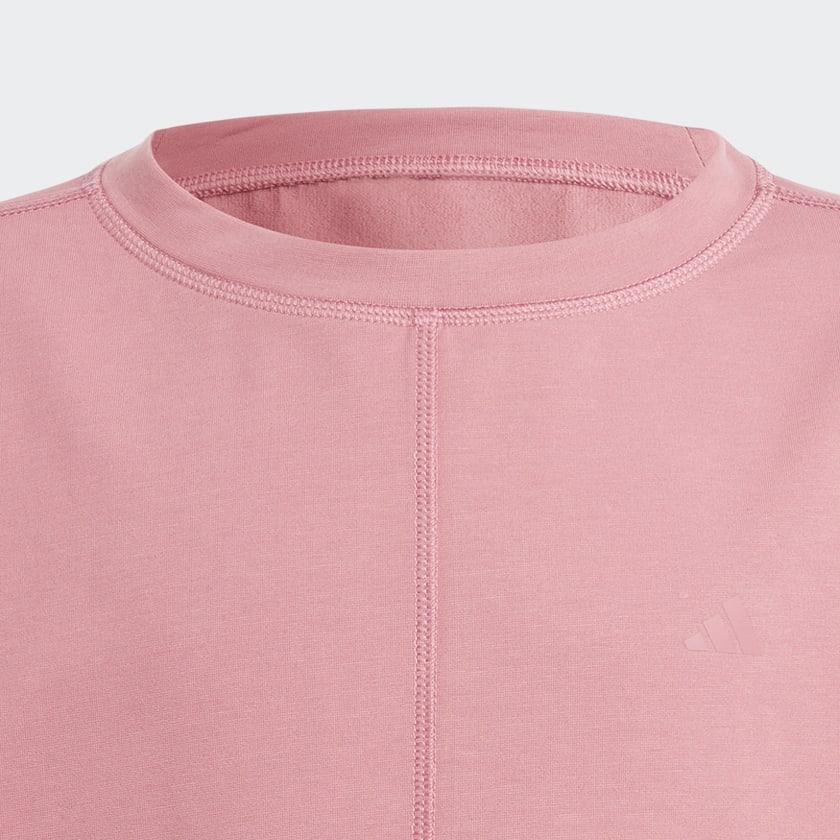 Rose Sweat-shirt de yoga court AEROREADY