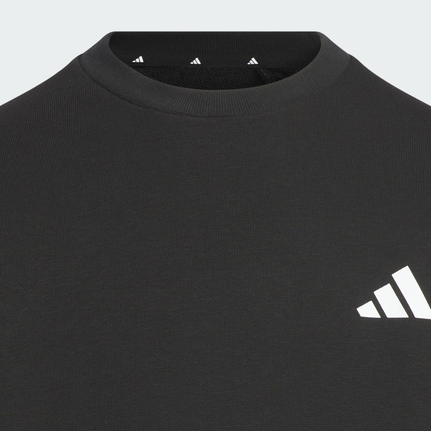 Black 워딩 팩 루스 핏 프렌치 테리 스웨트셔츠 아동용