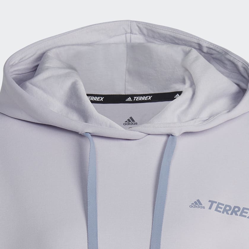 Purple Terrex Logo Graphic Hoodie