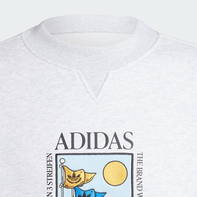 สีเทา เสื้อคอกลม adidas originals