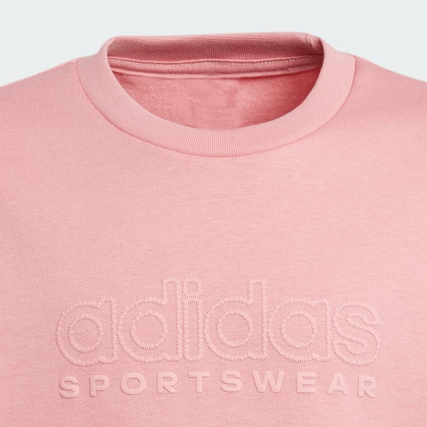 Rosa Sudadera ALL SZN Cuello Redondo Estampada Niños
