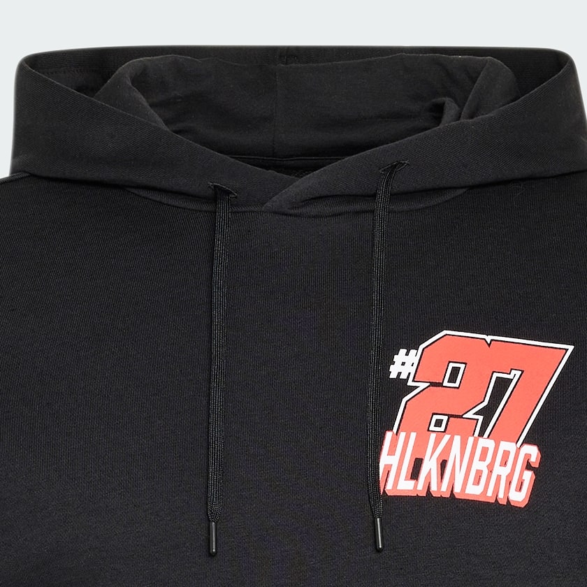 Czerń BLUZA Z KAPTUREM AUDI REVOLUT F1 TEAM NICO HULKENBERG GRAPHIC II