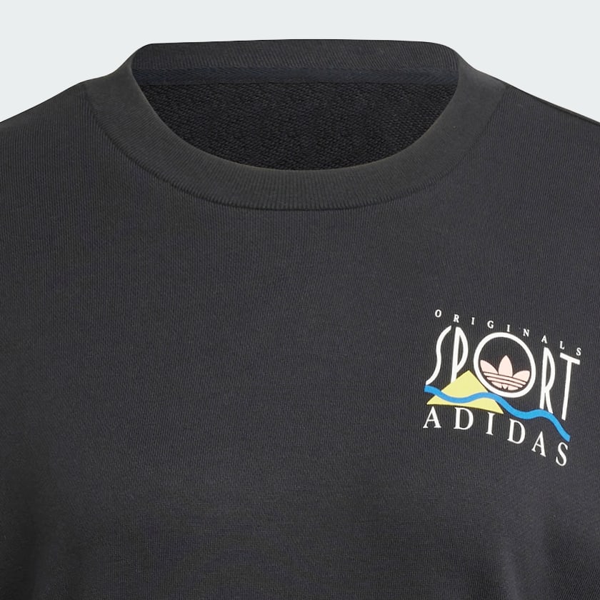 Noir Sweat-shirt graphique adidas Sports