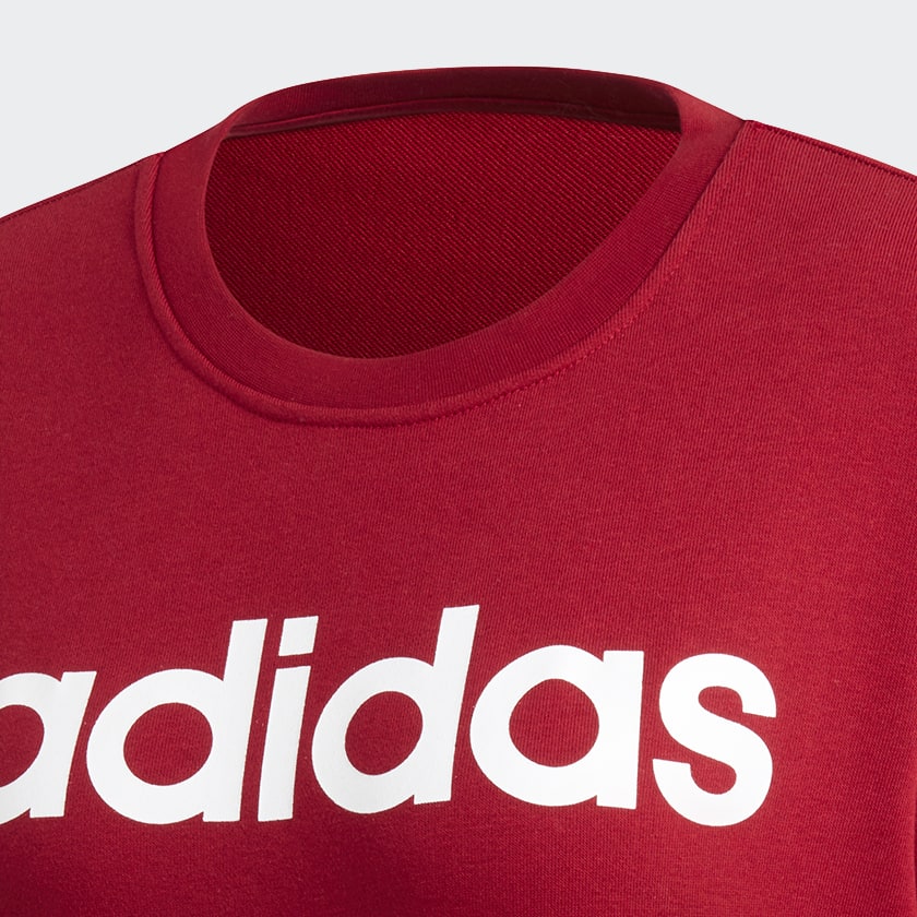 adidas Essentials Linear Sweatshirt Burgundy adidas Thailand