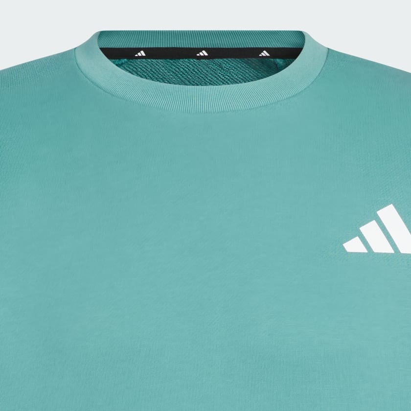 ブルー ワーディングパック ルーズフィット 厚手のフレンチテリー スウェットシャツ