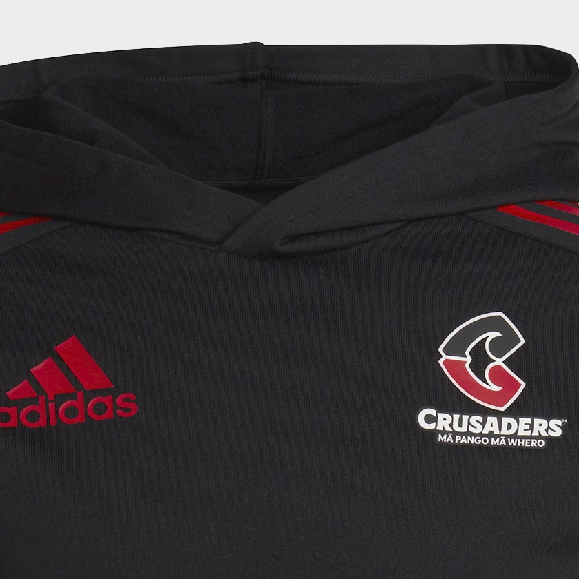 adidas Crusaders Rugby Hoodie Black adidas Australia