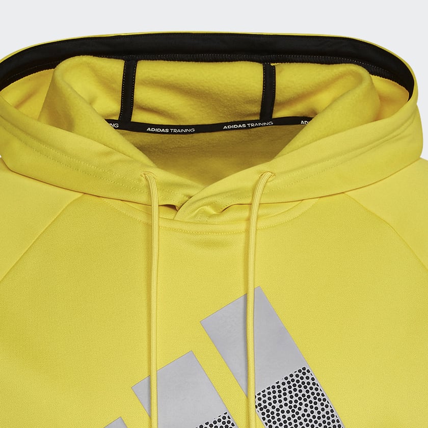 Gelb AEROREADY Game and Go Big Logo Hoodie