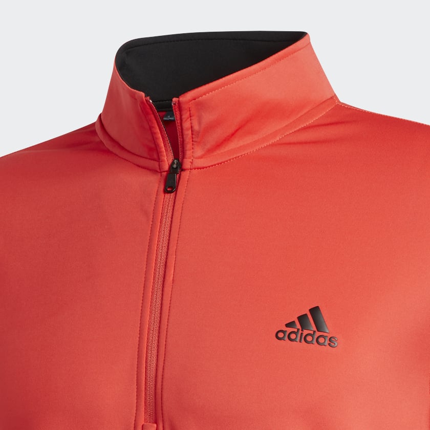 adidas 3 Stripes Midweight Layering Sweatshirt Red adidas New Zealand