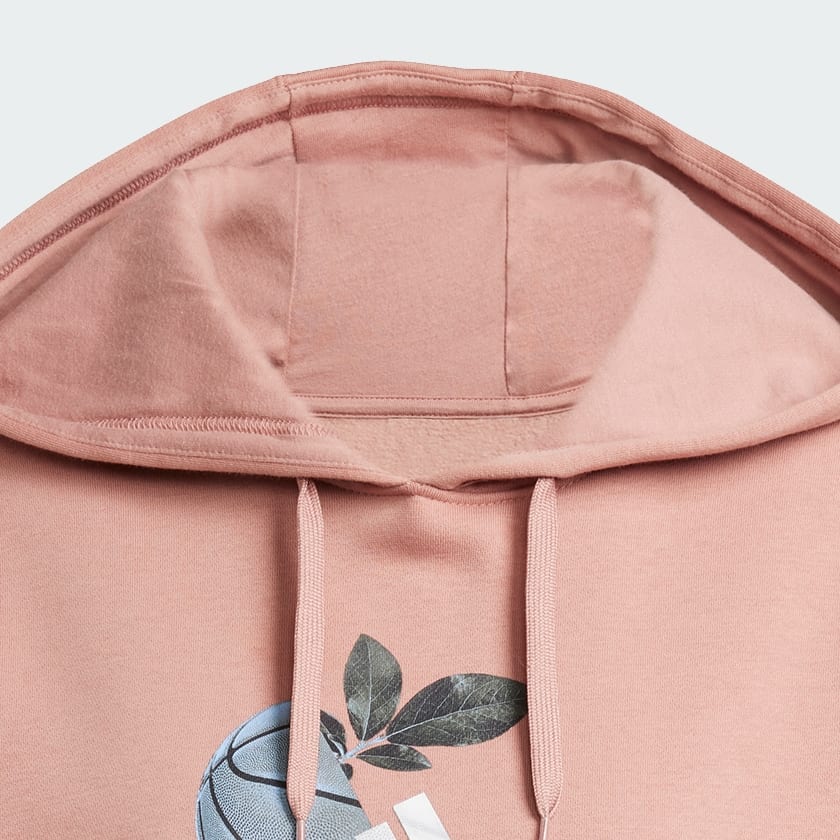 adidas Lens Elevated Graphic Hoodie - Pink | Free Shipping