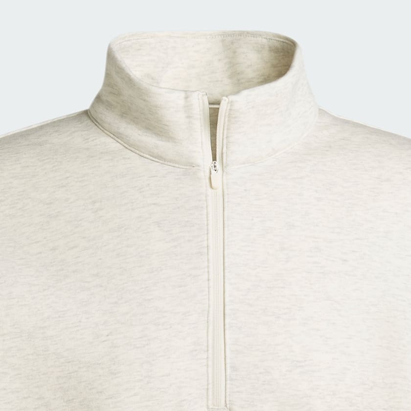 Hvid adidas Basketball Half-Zip sweatshirt