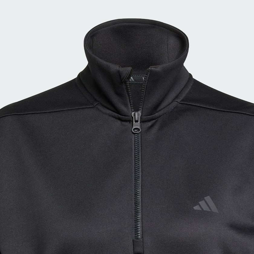 Zwart Game & Go Pullover met Korte Rits