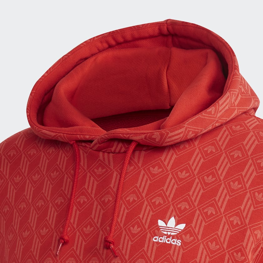 adidas Allover Print Hoodie Red adidas Philippines