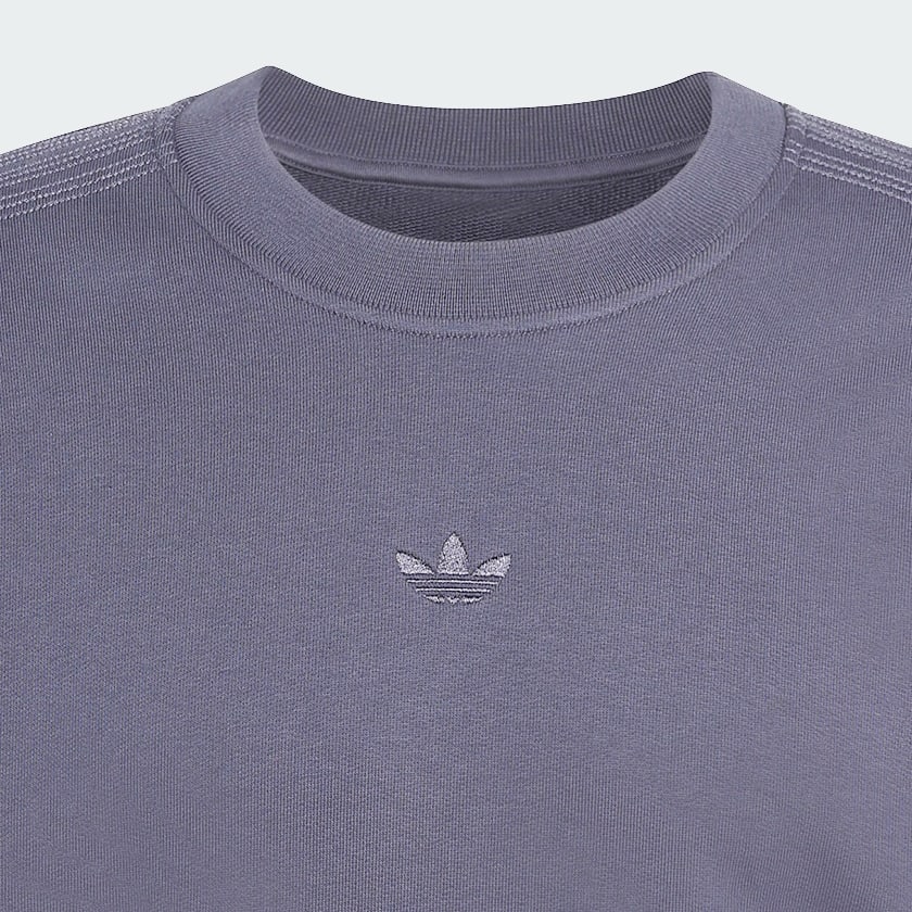 Grigio Felpa Premium Essentials Crew