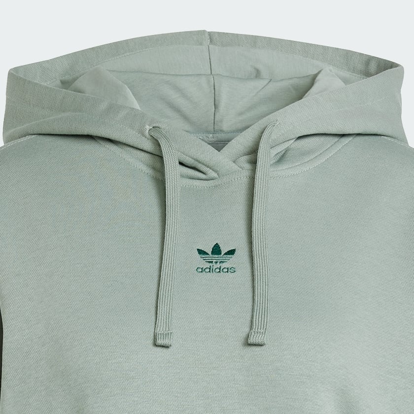 adidas Essentials Oversized Fleece Hoodie - Green | Free adidas Essentials Oversized Fleece Hoodie - Green | Free