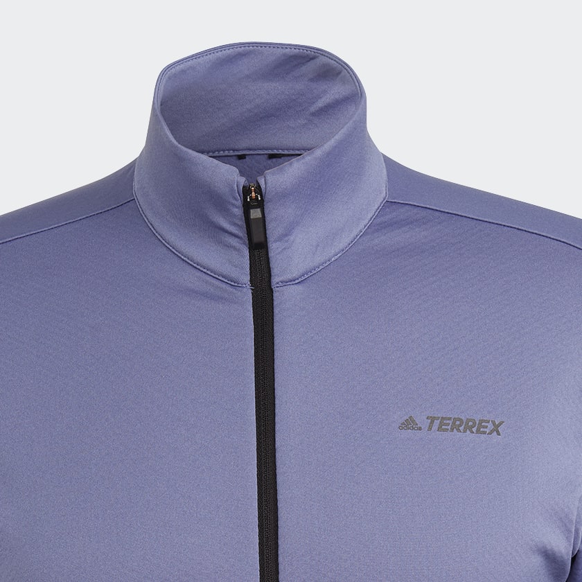 Morado Chaqueta Terrex Multi Primegreen Cierre Frontal Felpa