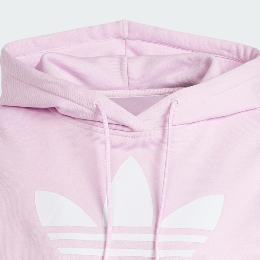 Pembe Trefoil Kapüşonlu Üst