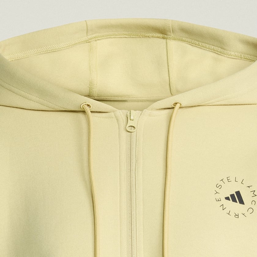 Yellow adidas by Stella McCartney Sportswear Cropped Hoodie