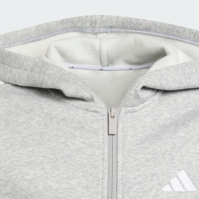 Szary Bluza z kapturem Essentials Full-Zip Kids