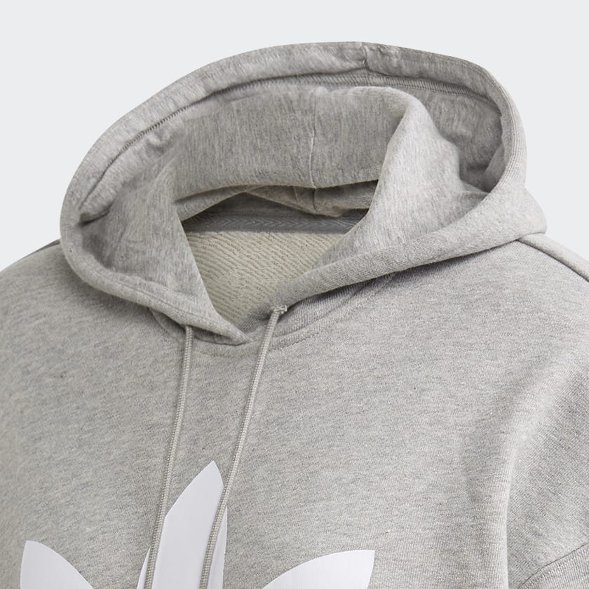 Gris Buzo con Capucha Trifolio