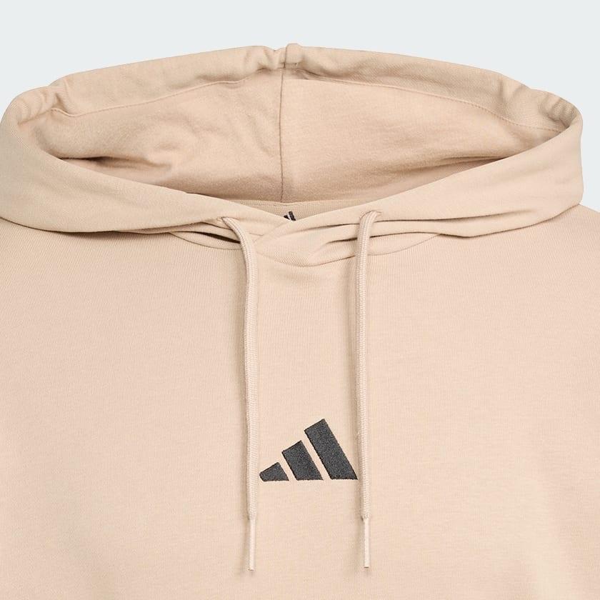 hnedá Mikina s kapucňou Essentials Feelcozy French Terry