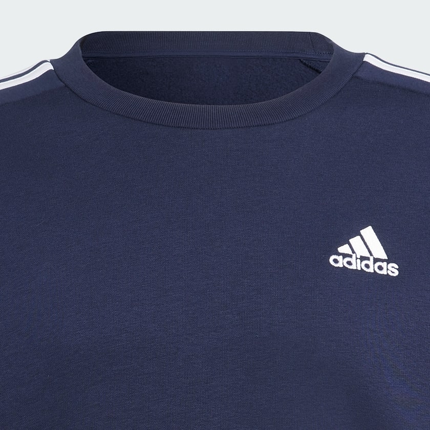 adidas Essentials Fleece 3-Stripes Sweatshirt - Blue