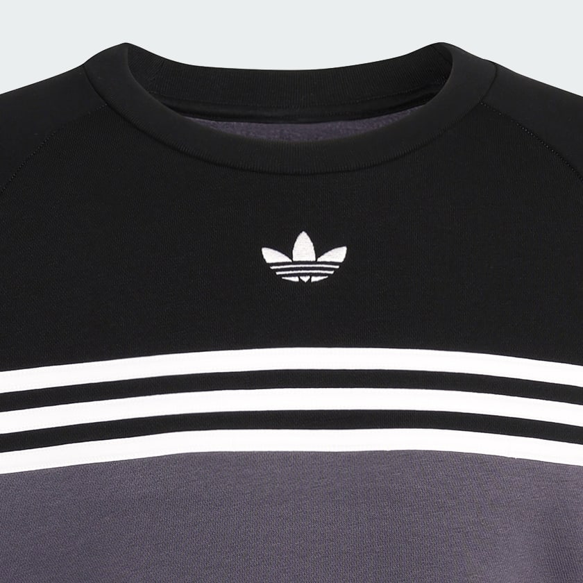 grijs CHEST STRIPES SWEATSHIRT