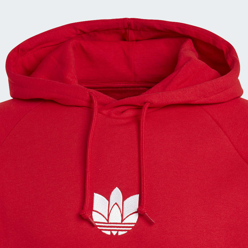 adidas LOUNGEWEAR Adicolor 3D Trefoil Graphic Hoodie Red adidas Australia