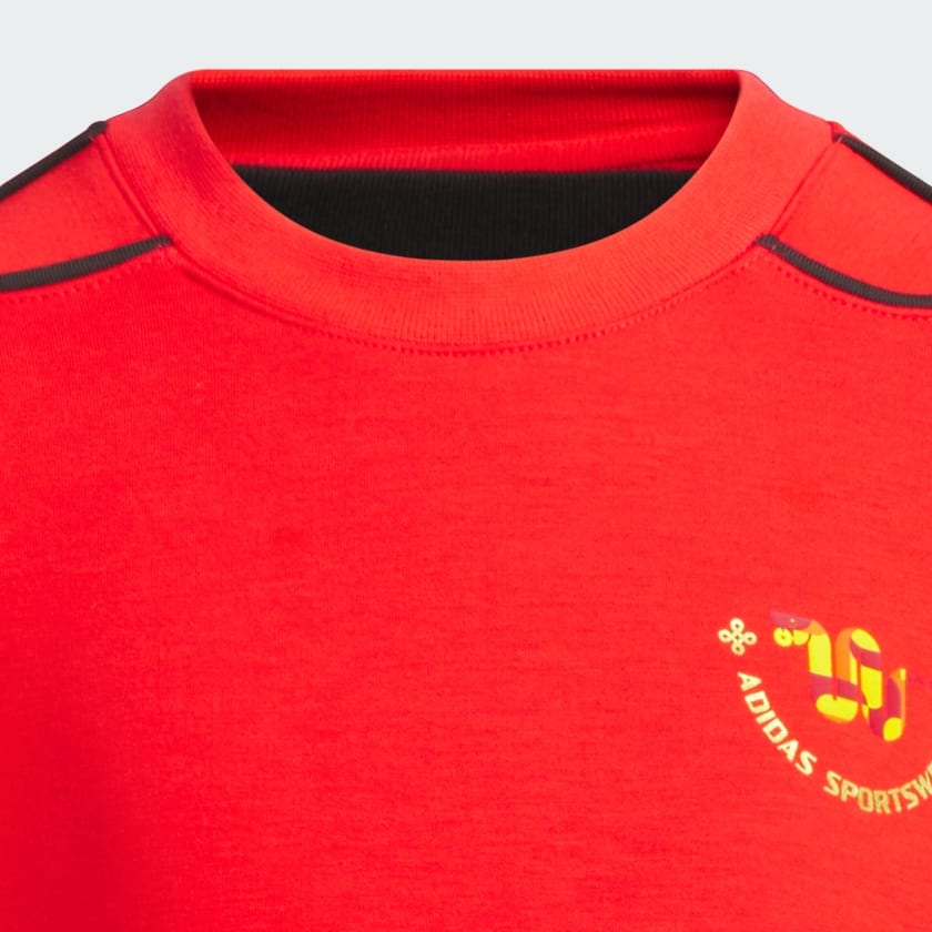 Red 2-in-1 Crew Sweatshirt Kids