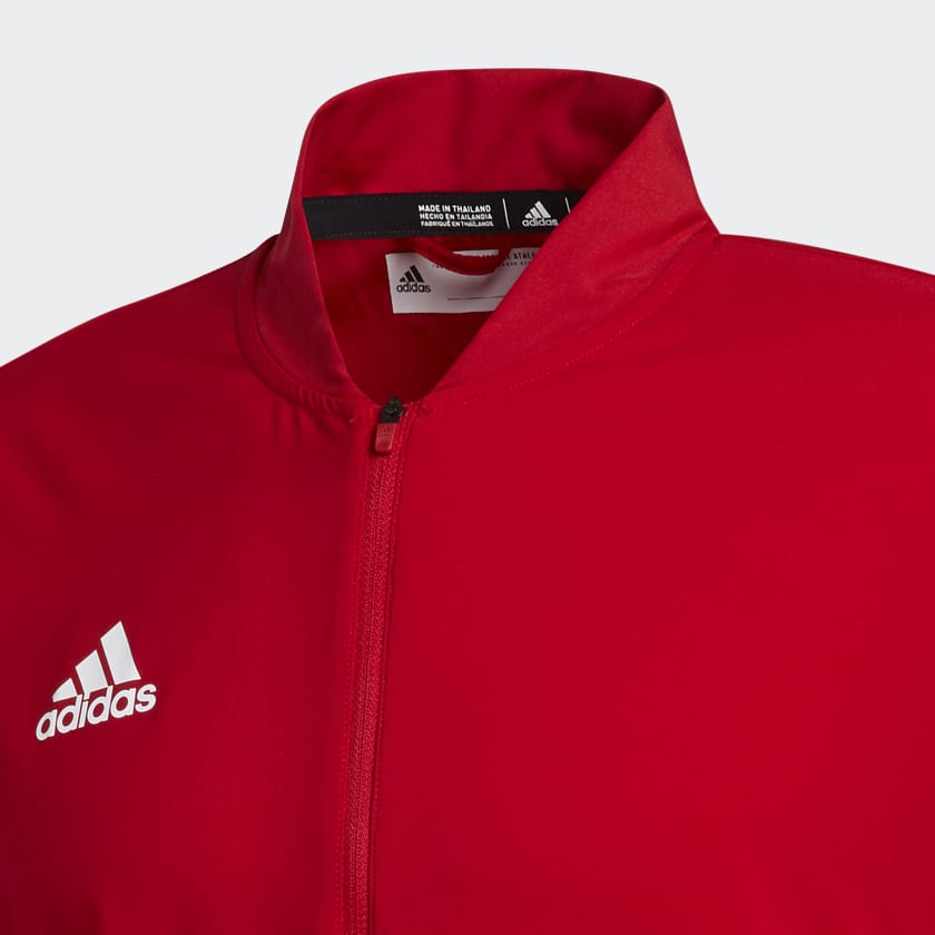 adidas Under the Lights Long Sleeve 1/4-Zip Top - Red | Free