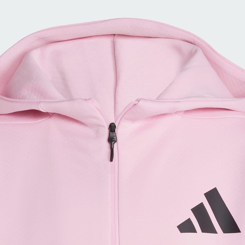 Pink adidas Z.N.E. Full-Zip Hooded Track Jacket