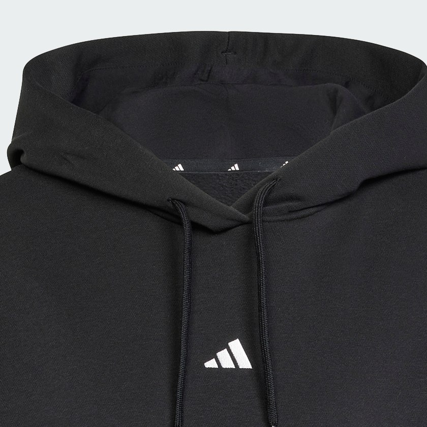 Svart Essentials Small Logo Feel Cozy Hettegenser